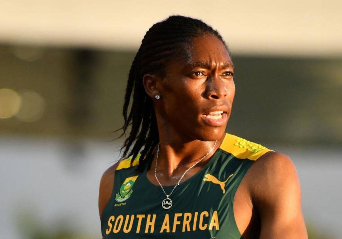 South African athlete Caster Semenya.