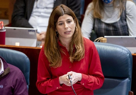 La ya exdiptuada de Más Madrid en la Asamblea madrileña Loreto Arenillas.