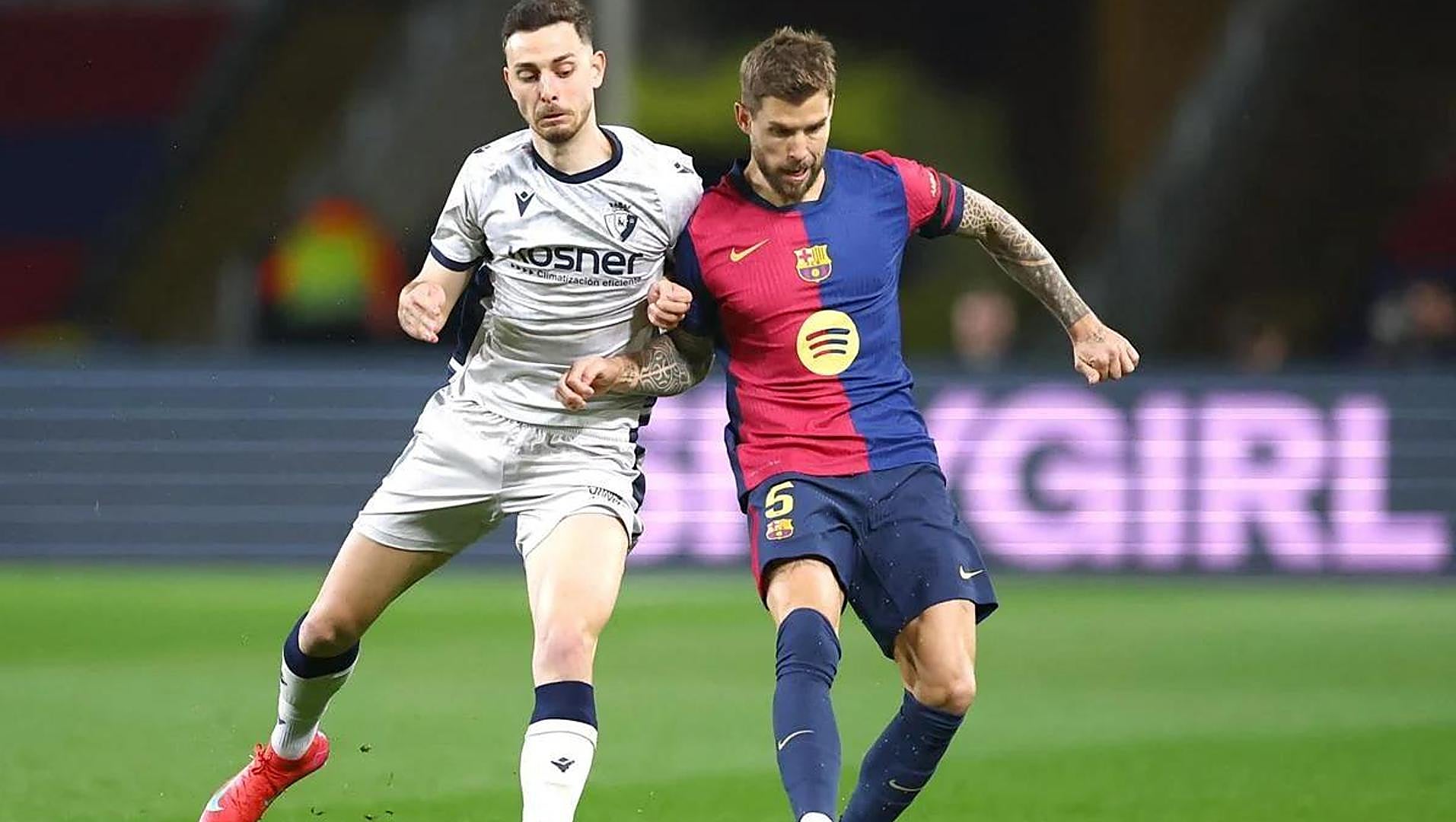 Osasuna Challenges Barça Match Over Iñigo Martínez’s Alignment Issue