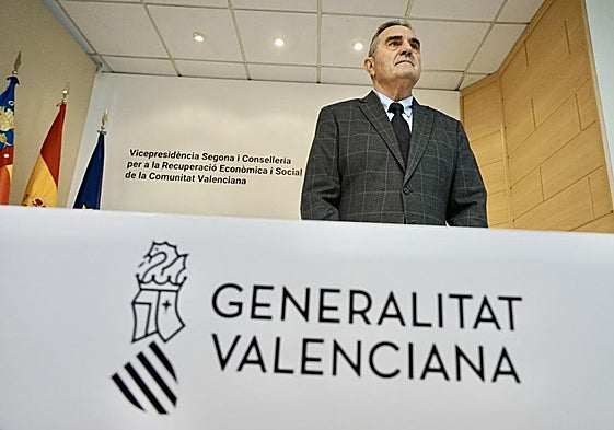 El vicepresidente segundo de la Generalitat valenciana y conseller para la Recuperación, Francisco José Gan Pampols.