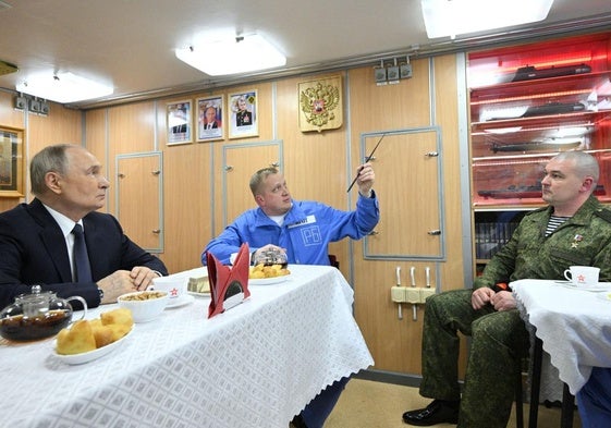El presidente ruso, Vladimir Putin, durante una visita.