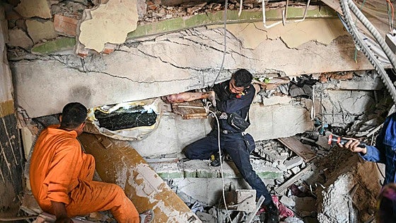 Myanmar y Tailandia se convierten en un enorme cementerio tras el terremoto