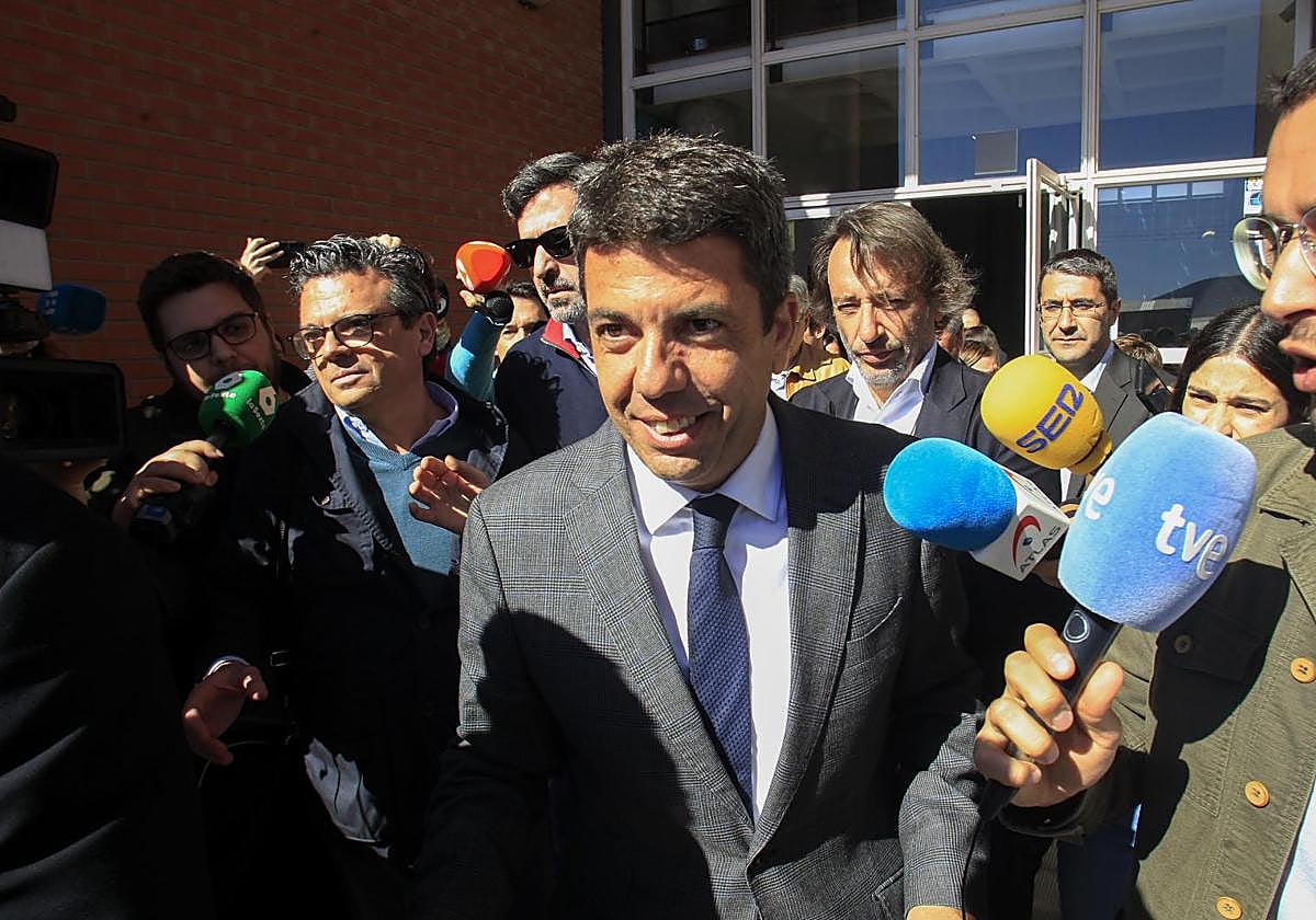 El presidente de la Generalitat, Carlos Mazón.