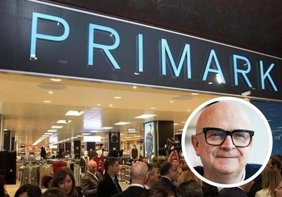 Una tienda de Primark, junto con la imagen de Paul Marchant.