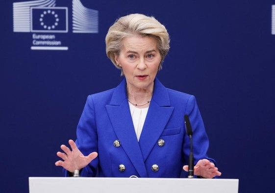 La presidenta de la Comisión Europea, Ursula Von der Leyen.