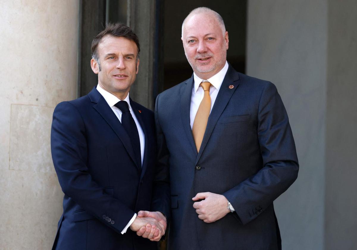 El primer ministro búlgaro, Rosen Zhelyazkov, se reunió el pasado 27 de marzo en París con el presidente francés, Emmanuel Macron.