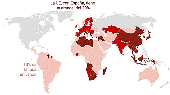 Preguntas clave de los aranceles de Trump: países afectados, cuáles son los más altos y quiénes se libran