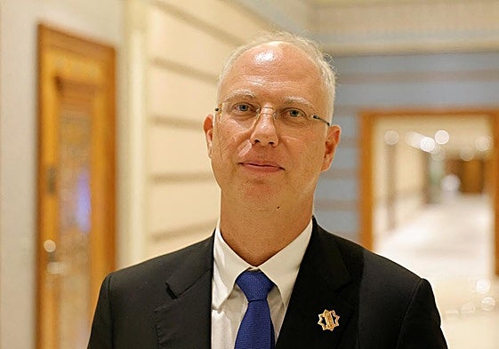 Kirill Dmítriev, durante las conversaciones celebradas el pasado marzo en Riad.