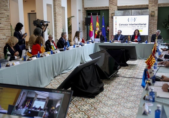 Reunión del Consejo Interterritorial de Salud en Toledo.