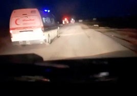 Captura del vídeo grabado por una de las víctimas del ataque.