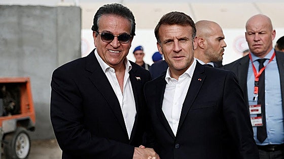 Macron visita la frontera egipcia con Gaza para presionar a Israel y Estados Unidos