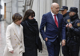 Jéssica Rodríguez el día que testificó en el Supremo