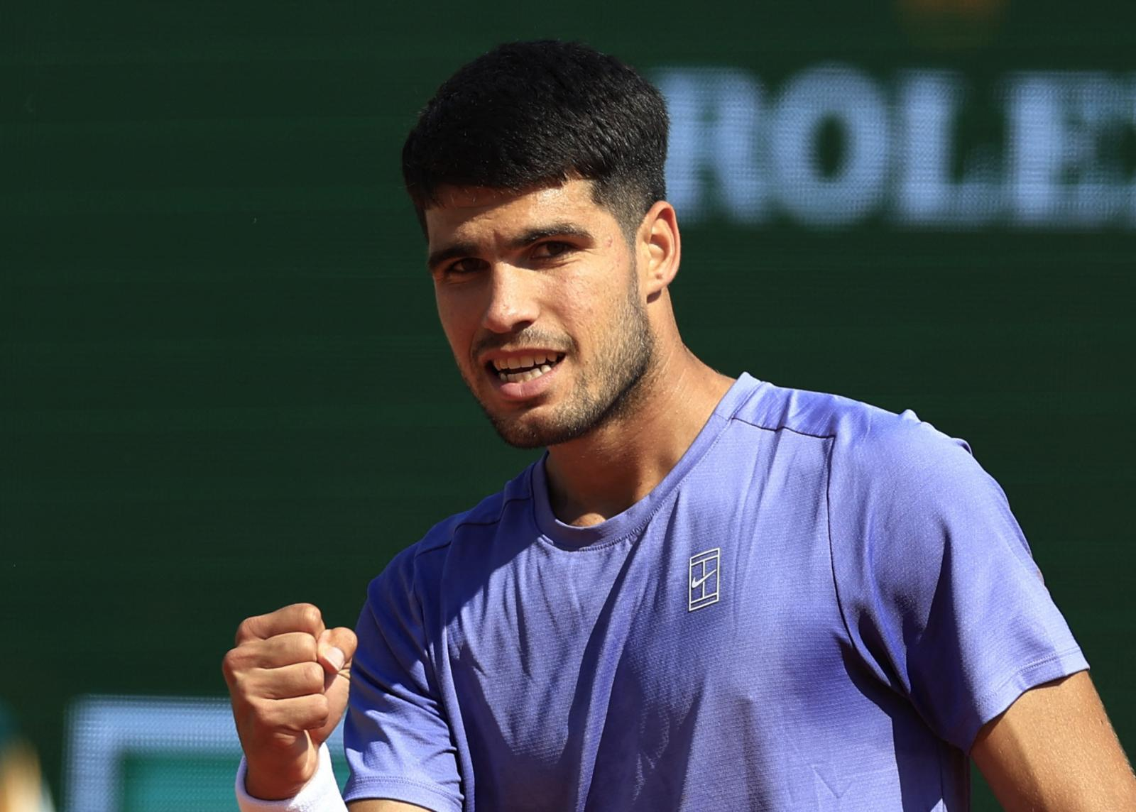 The tennis player Carlos Alcaraz