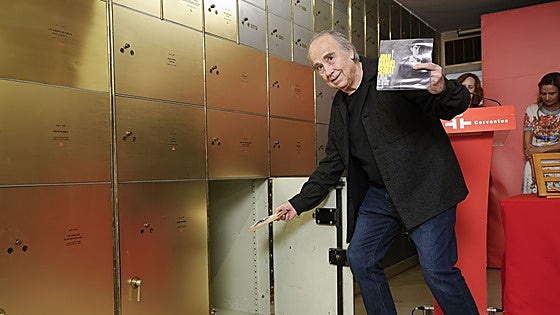 Serrat ingresa en la Caja de las Letras: «Hoy don Quijote saldría muy mal parado»