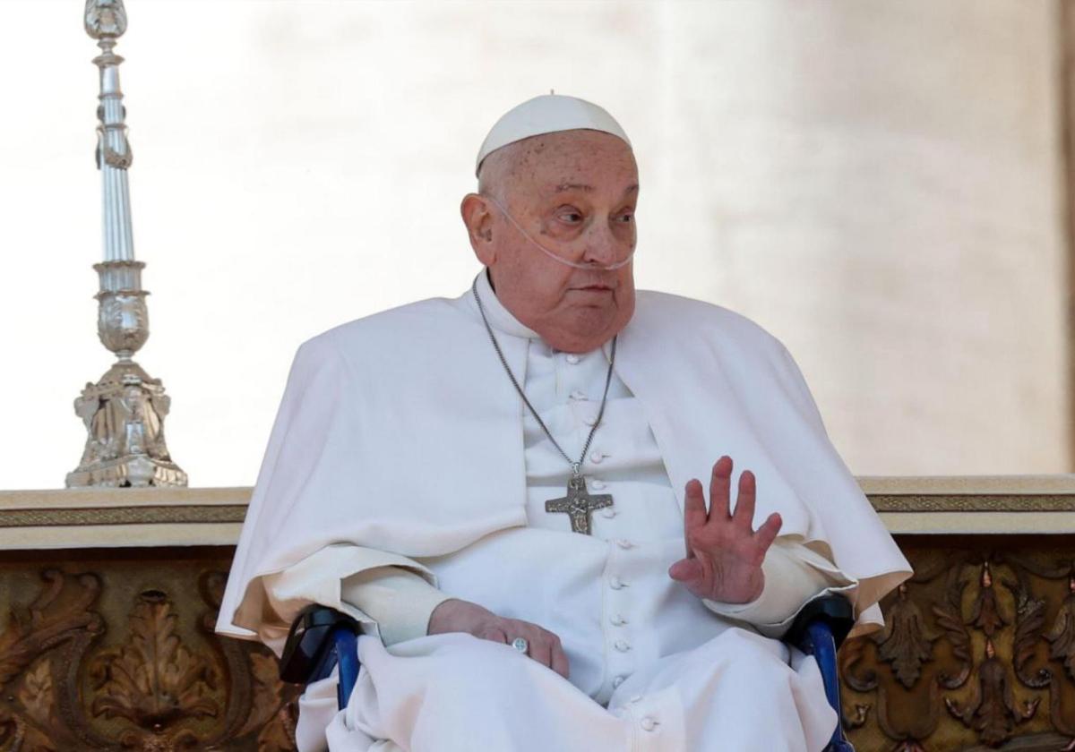 El papa Francisco, convaleciente por sus problemas de salud.