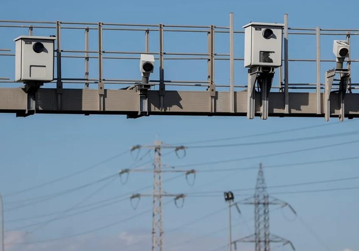 This is the exact location of the new 'ninja' speed camera by the DGT in Madrid