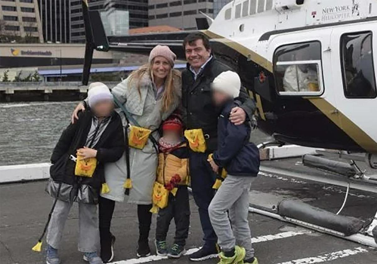 Las imágenes del fatal accidente de helicóptero del alto directivo de Siemens y su familia en Nueva York