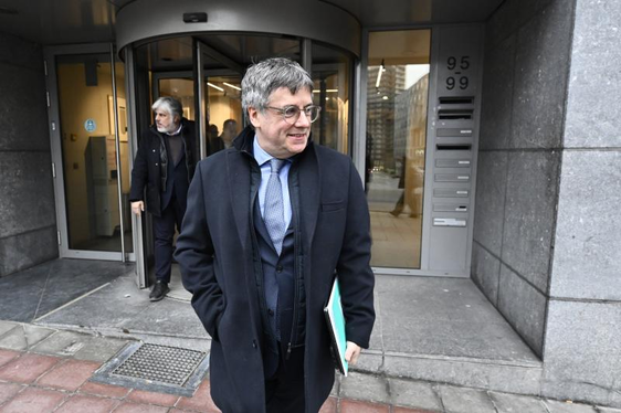 El expresidente catalán Carles Puigdemont, en Bruselas
