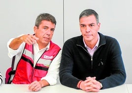 Carlos Mazón y Pedro Sánchez.