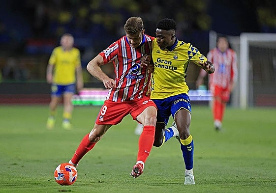 El tanto agónico de Las Palmas que mata las opciones de Liga del Atlético