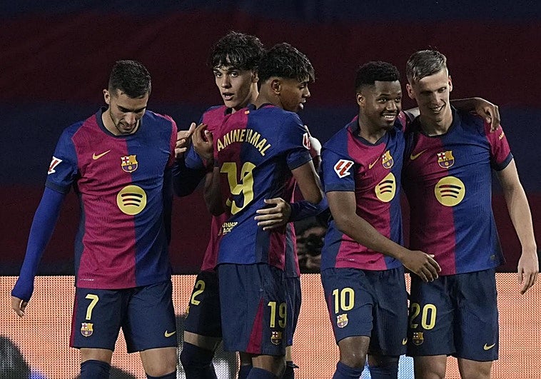 Tres puntos más del Barça y una jornada menos