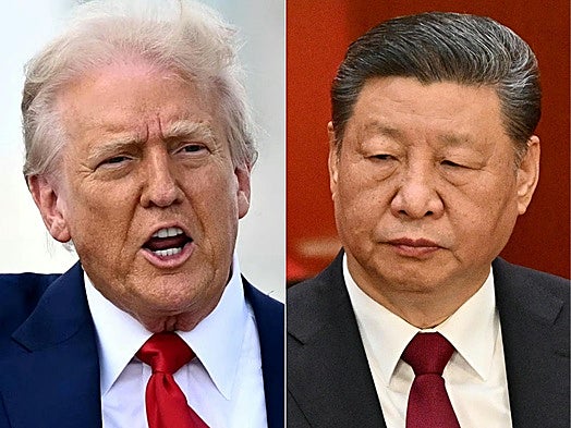 Trump y Xi Jinping.