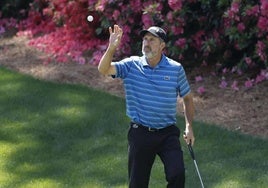 Olazabal, en el reciente Masters de Augusta.