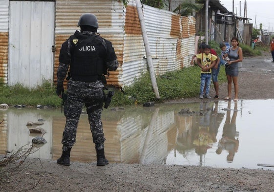 Un operativo de seguridad en la región ecuatoriana de Guayas, una de las más peligrosas del país.