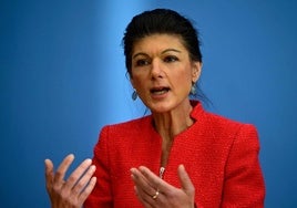 Sahra Wagenknecht salió de La Izquierda a finales de 2023.