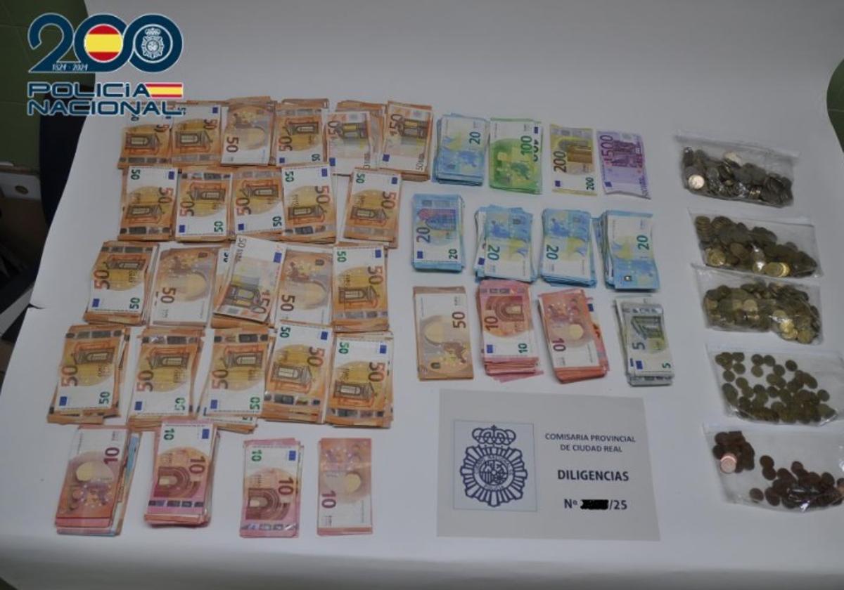 El dinero robado.