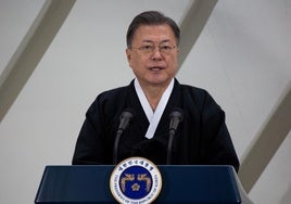 El expresidente surcoreano, Moon Jae-in.