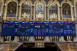 Bolsa de Madrid.