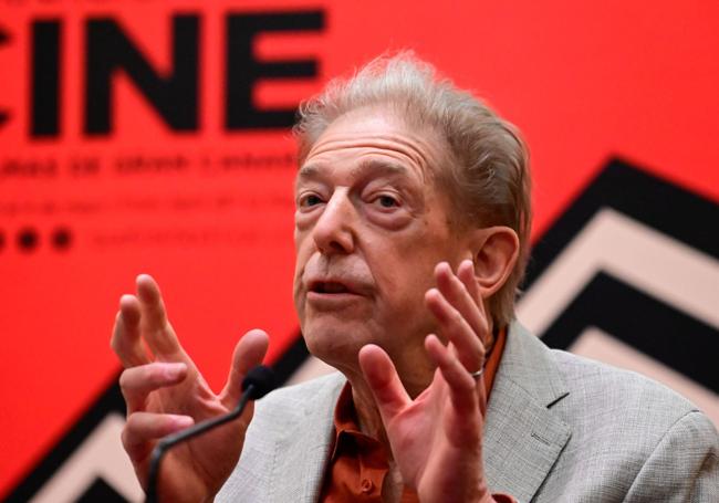 Frederick Elmes, durante la rueda de prensa.