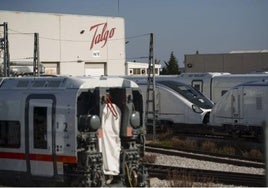 Trenes de Talgo en una de sus plantas.