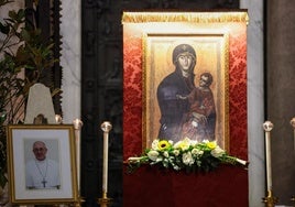 El Papa descansa en Santa María la Mayor