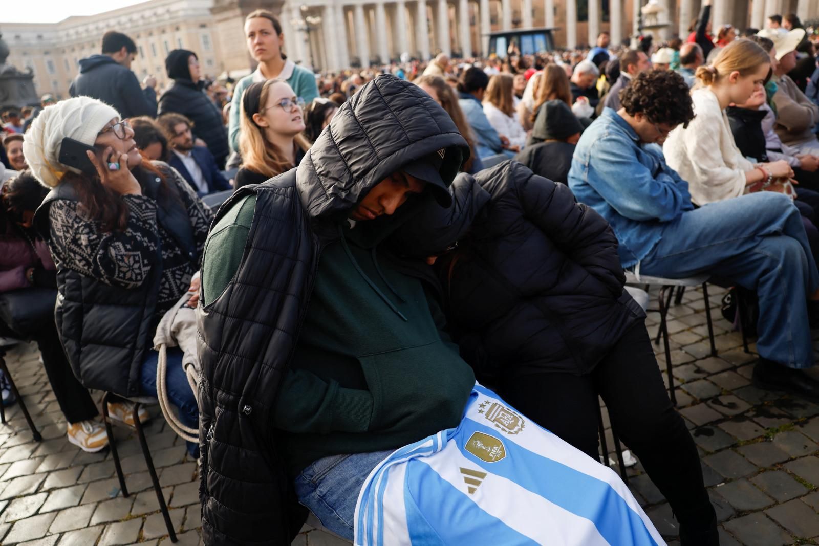 A Roma han llegado fieles procedentes de países de todo el mundo.