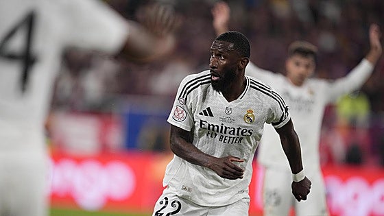 Rüdiger pide perdón tras perder la cabeza con De Burgos al lanzarle hielo desde el banquillo