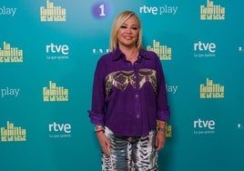Belén Esteban, en la presentación de 'La familia de la tele'.