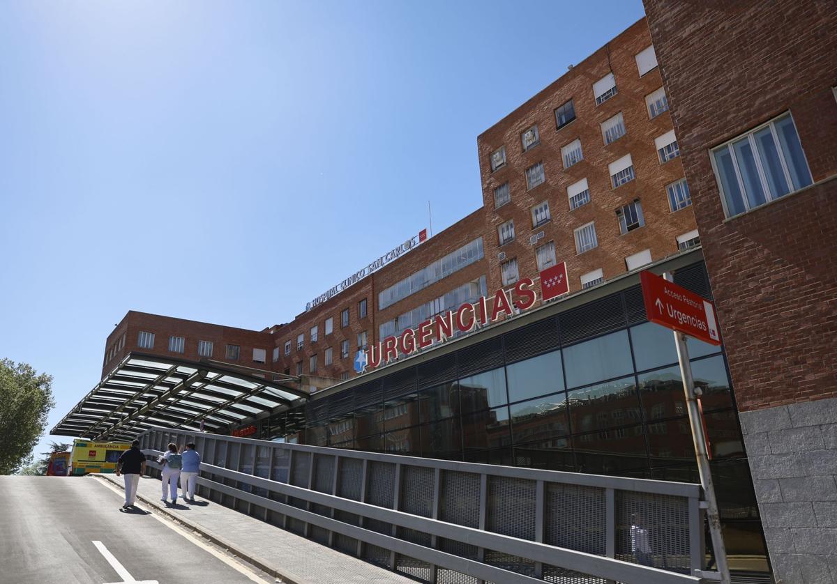 Urgencias del Hospital Clínico San Carlos , en Madrid.