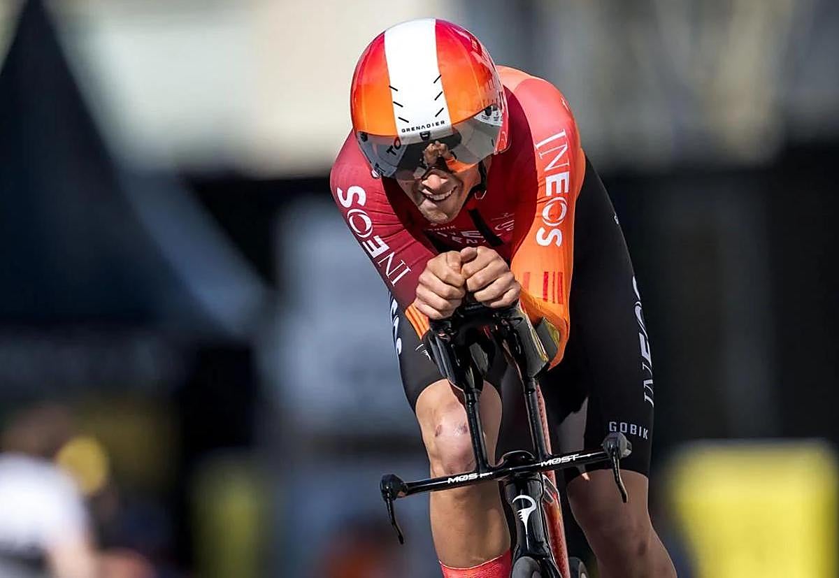 Samuel Watson, en plena contrarreloj.