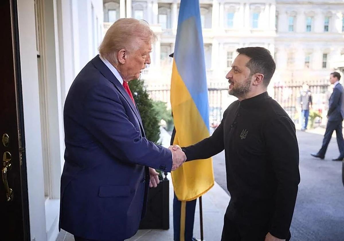 Imagen de archivo de la visita del presidente ucraniano a la Casa Blanca