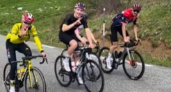 Salir a rodar con la grupeta y acabar entrenando con Vingegaard