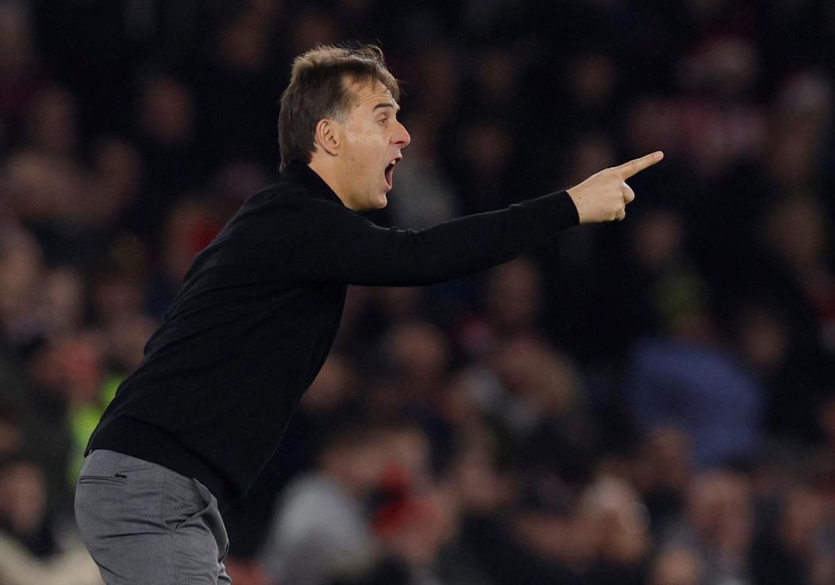 Julen Lopetegui, durante su etapa en el West Ham.