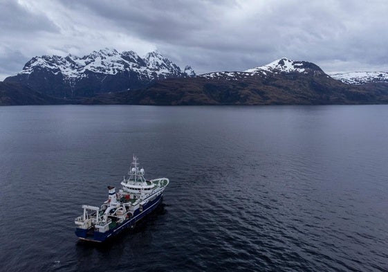 Imagen de la costa de Magallanes, donde se ha registrado el terremoto.