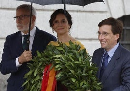 La presidenta de la Comunidad de Madrid, Isabel Díaz Ayuso, y el alcalde de la capital, José Luis Martínez-Almeida.