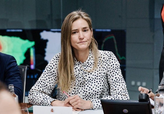 La vicepresidenta tercera, Sara Aagesen, presidede ayer el comité de crisis por el apagón.