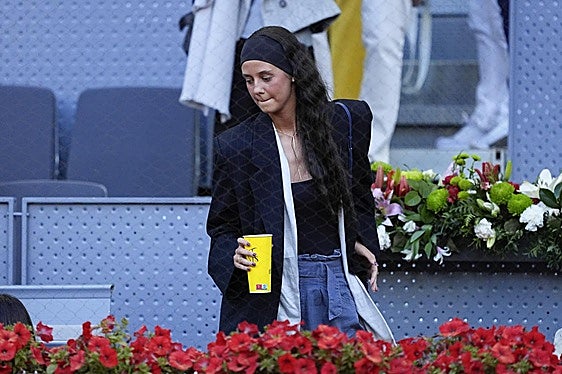 Victoria Federica en el Mutua Madrid Open.