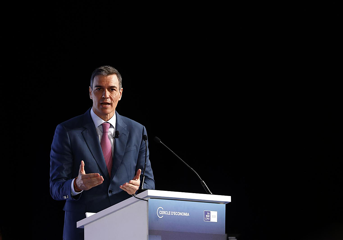 El presidente del Gobierno, Pedro Sánchez