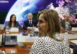 La vicepresidenta del Gobierno y ministra para la Transición Ecológica, Sara Aagesen, durante el comité de análisis del apagón.