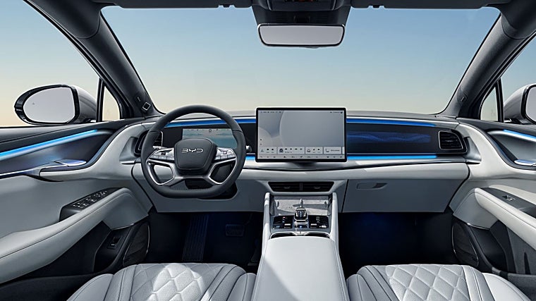 El interior de BYD está muy bien resuelto